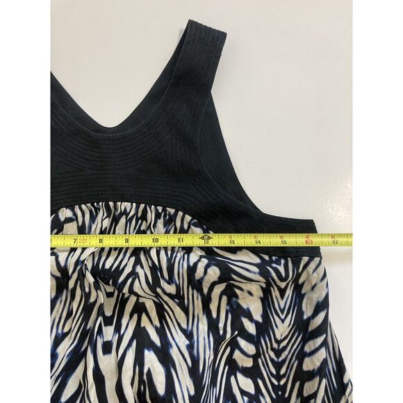 Anthropologie Leifsdottir 100% Silk High Low Dress Belted Sleeveless Size 0 - Picture 5 of 7